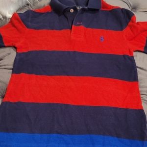 Boys Color Block Polo